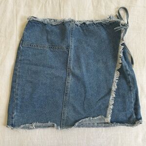 Cotton on Mini wrap skirt